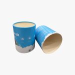 custom dha supplement paper tube packaging with handle 1
