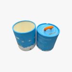 custom dha supplement paper tube packaging with handle 2