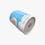 custom dha supplement paper tube packaging with handle 3