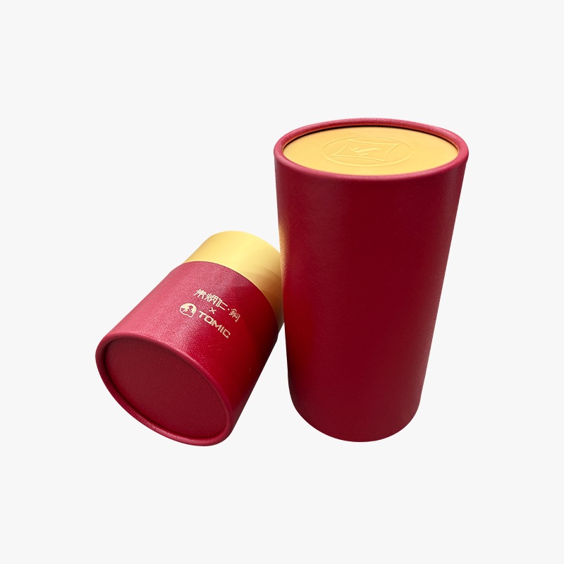 custom premium presentation paper tube packaging
