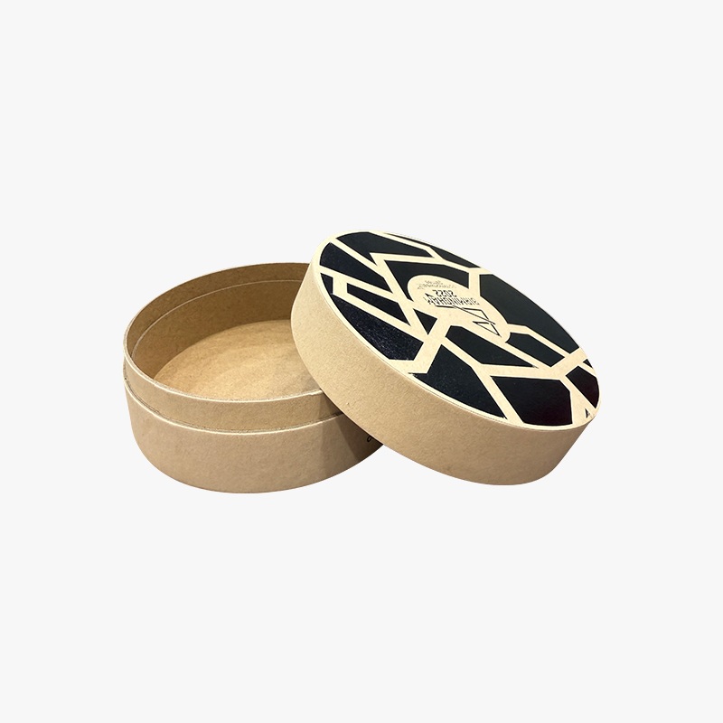 custom round lid and base gift boxes