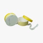 custom round wedding favor boxes with ribbon 2