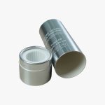 metallic silver paper tubes for skincare packaging 2