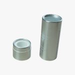 metallic silver paper tubes for skincare packaging 3