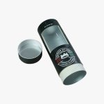paper food packaging tubes with clear windows