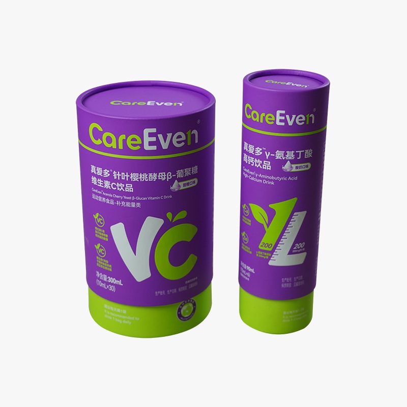 paper tube packaging for nutritional supplements