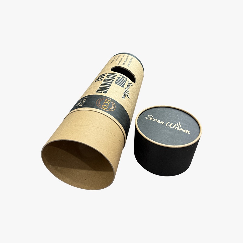 paper tube packaging with die cut slot 1