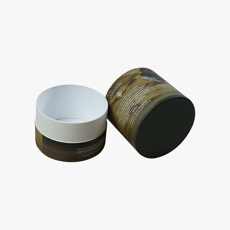 round paper tube packaging for skincare products